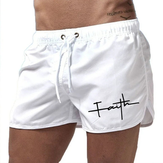 Men's Faith Summer Shorts Beach Casual Fasion